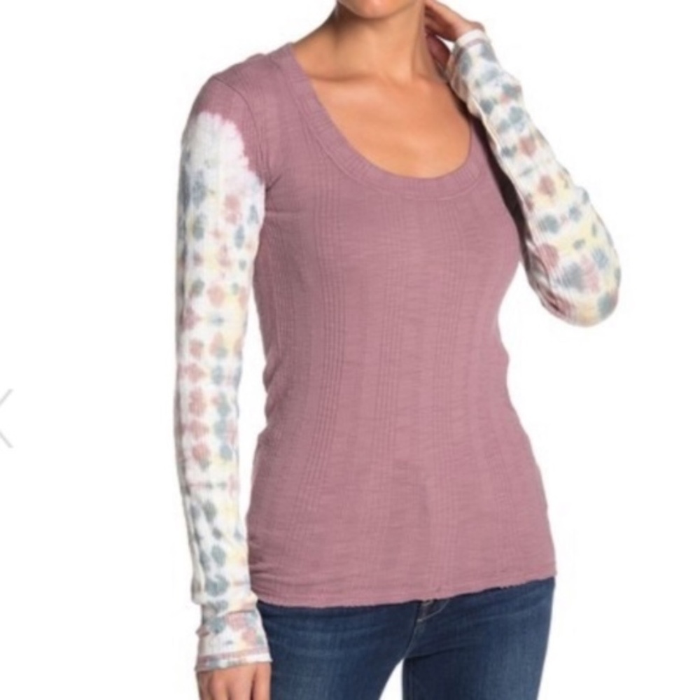 NWT Free People Big Sur Long Sleeve Tee Shirt